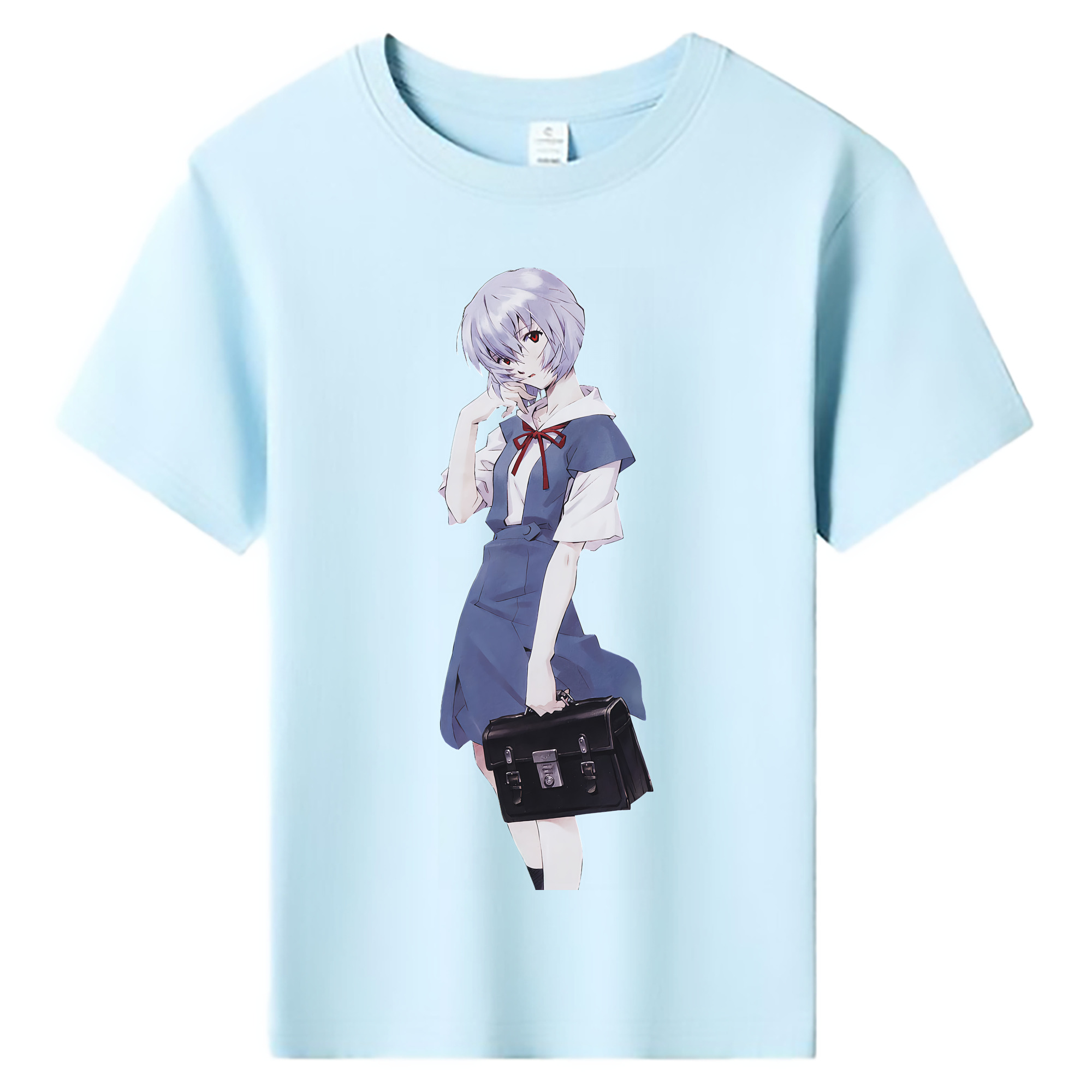 （画像用） EVA 新世紀エヴァンゲリオン 綿100％キッズTシャツ（フロントプリント）